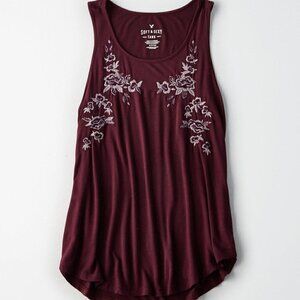 AE Soft & Sexy Embroidered Tank Top